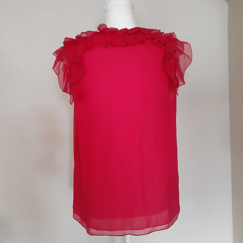 Jason Wu Ruffle Front Blouse - Picture 5 of 9